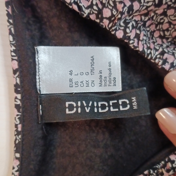 Divided Off/On the Shoulder Dress Sz L - Picture 4 of 10